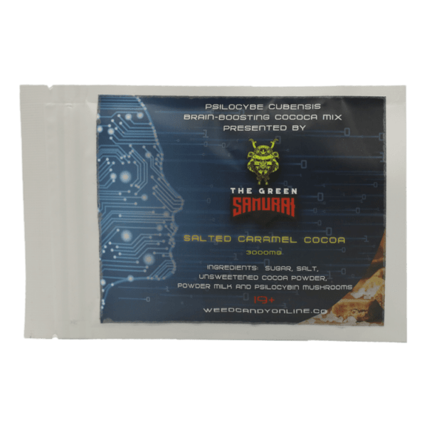 The Green Samurai - Salted Caramel Cocoa - 1g or 3g | Magic Mushrooms Calgary Canada