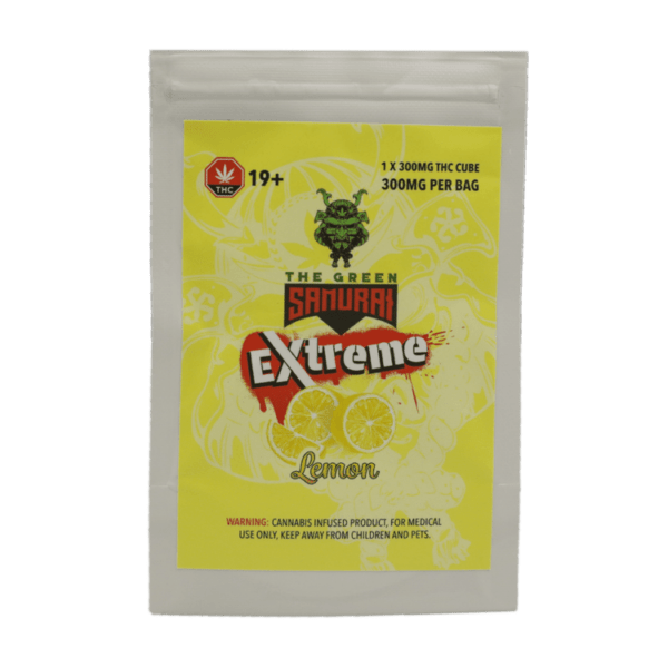 Green Samurai Extreme - Lemon Gummy 300mg THC | Magic Mushrooms Calgary Canada