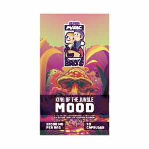 Super Magic Mushroom Bro’s - King of the Jungle MOOD - 400MG Capsules | Magic Mushrooms Calgary Canada