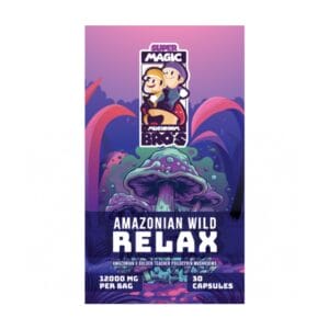 Super Magic Mushroom Bro’s - Amazonian Wild RELAX - 400MG Capsules | Magic Mushrooms Calgary Canada
